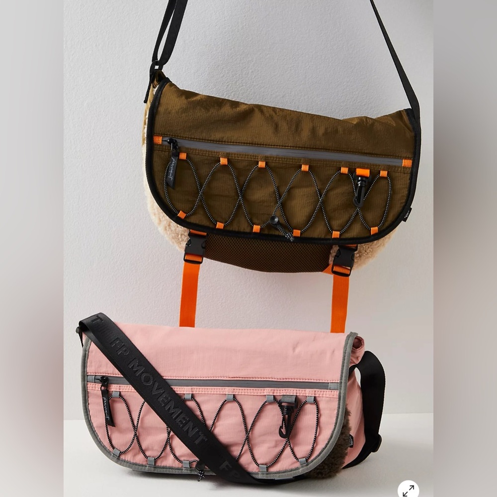 Free People Playoff Sherpa Messanger Bag